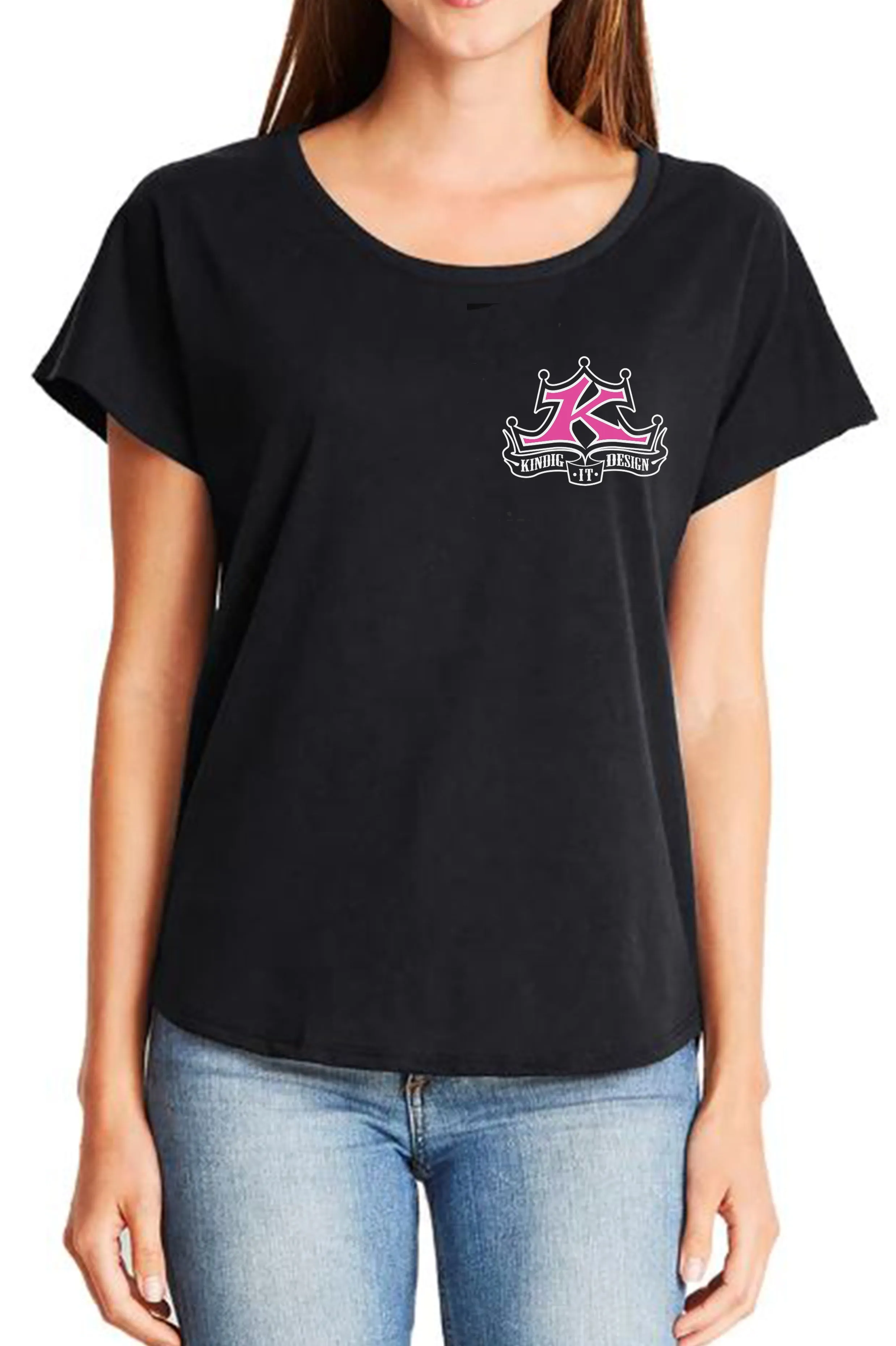 Women's Pink Classic New Relaxed T-Shirt